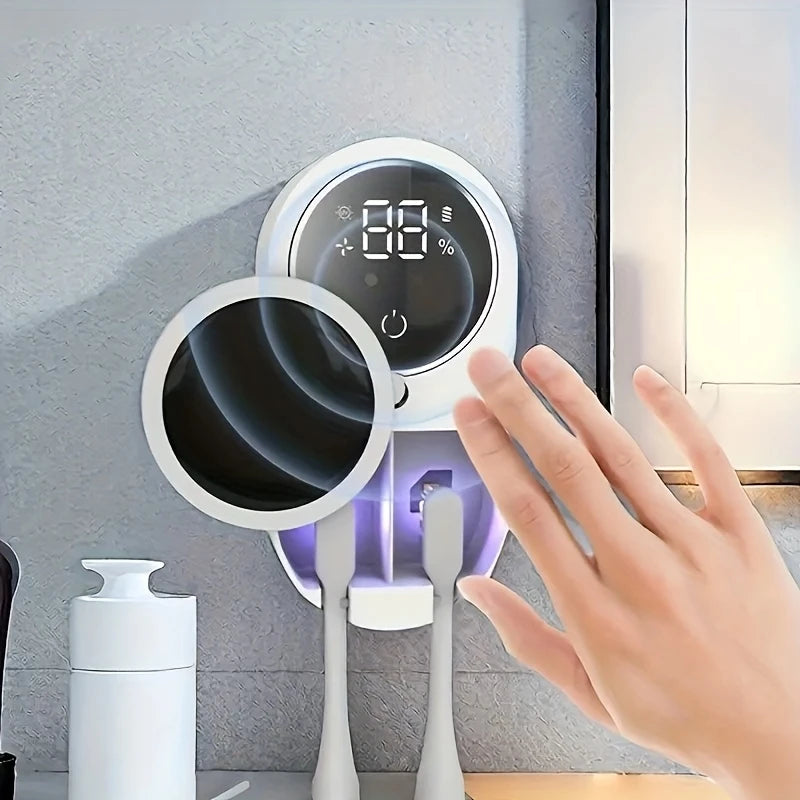 Toothbrush Sterilizer Induction Switch with Charge Display UV Toothbrush Sterilizer Case